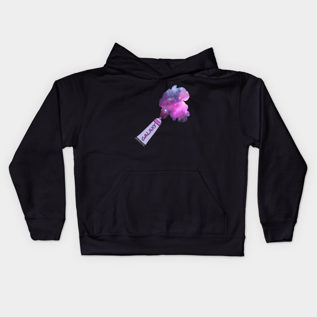 Galactic Art Kids Hoodie by Dreanpitch